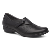 Franny Wide Black Leather