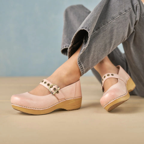 XP 2.0 Mary Jane Clog Pink Leather