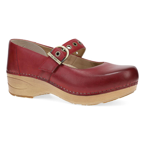 Wide XP 2.0 Mary Jane Clog Red