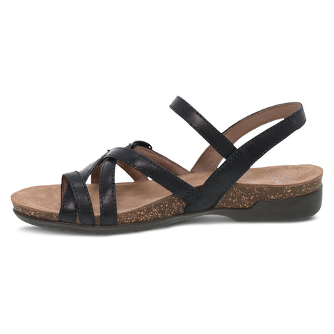 Roslyn Black Waxy Burnished