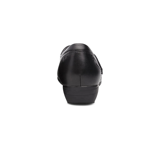 Franny Wide Black Leather
