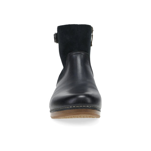 Monique Black Burnished Calf