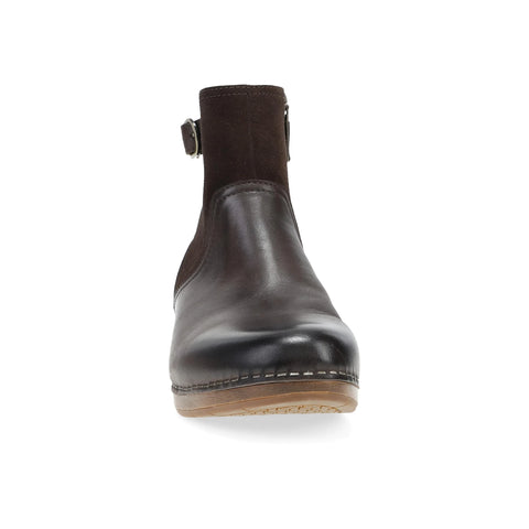 Monique Chocolate Burnished Calf