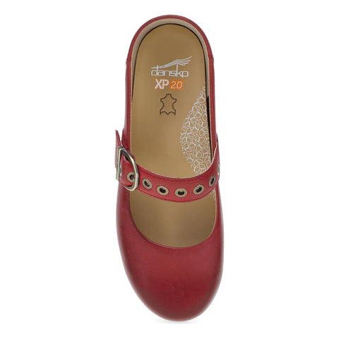 Wide XP 2.0 Mary Jane Clog Red