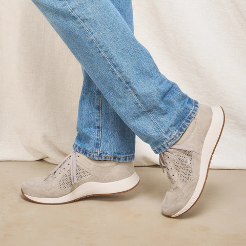 Catie Grey Suede