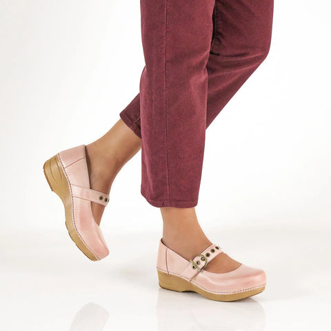 XP 2.0 Mary Jane Clog Pink Leather