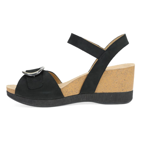 Stella Black Milled Nubuck