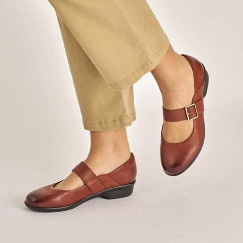 Collette Russet Burnished Nubuck