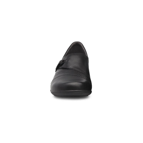 Franny Wide Black Leather