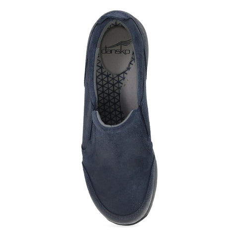 Pippy Navy Waterproof Suede