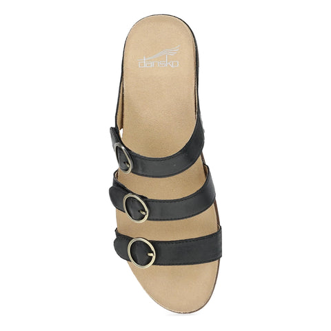 Campbell Black Burnished Nappa
