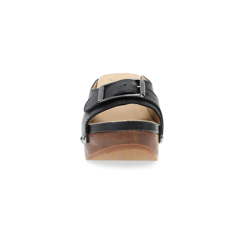 Adeline Black Calf Wood
