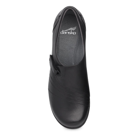 Franny Wide Black Leather